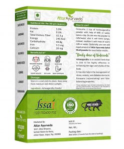 Attar Ayurveda Ashwagandha Powder