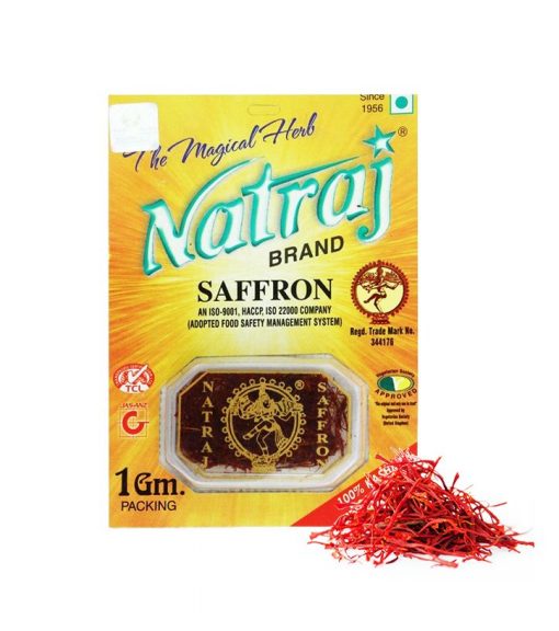 Original Natraj Saffron 1 gram pack