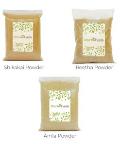 Reetha, Amla, Shikakai powder
