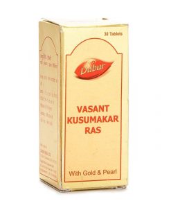 Dabur - Vasant Kusumakar Ras With Gold & Pearl Tablet 30's