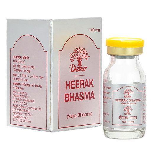 Dabur Heerak Bhasma (Vajra Bhasma) 100 mg