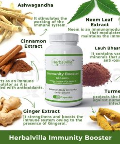 Herbalvilla Immunity Booster Capsules - 60 capsules