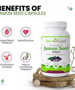 Attar Ayurveda Jamun seed Tablet 500 mg
