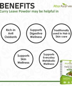 Dried Curry Leaves (Kadi Patta) | 100% Pure & Natural | Sun-Dried | For Hair Care & Consumption