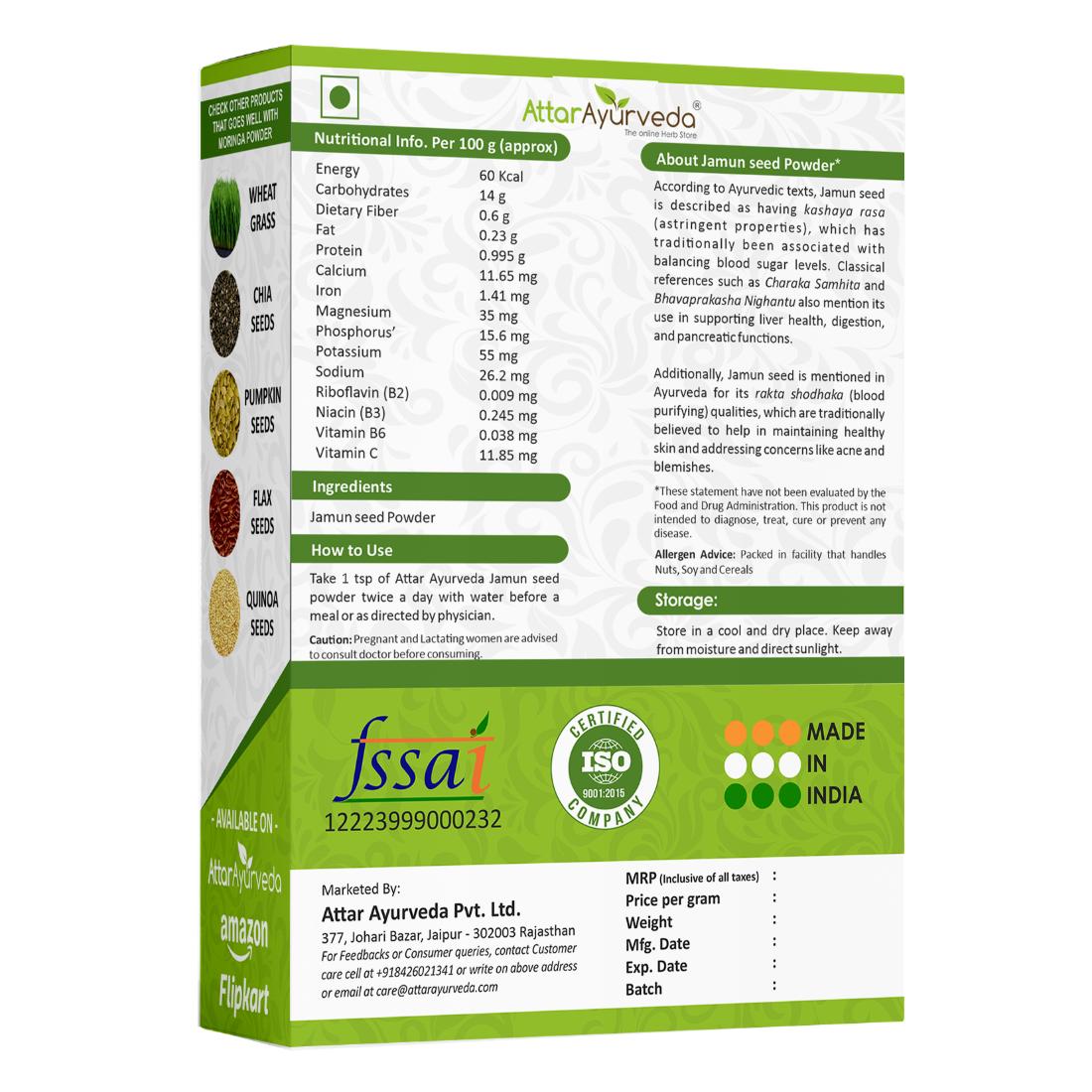 Jamun seed for Diabetes