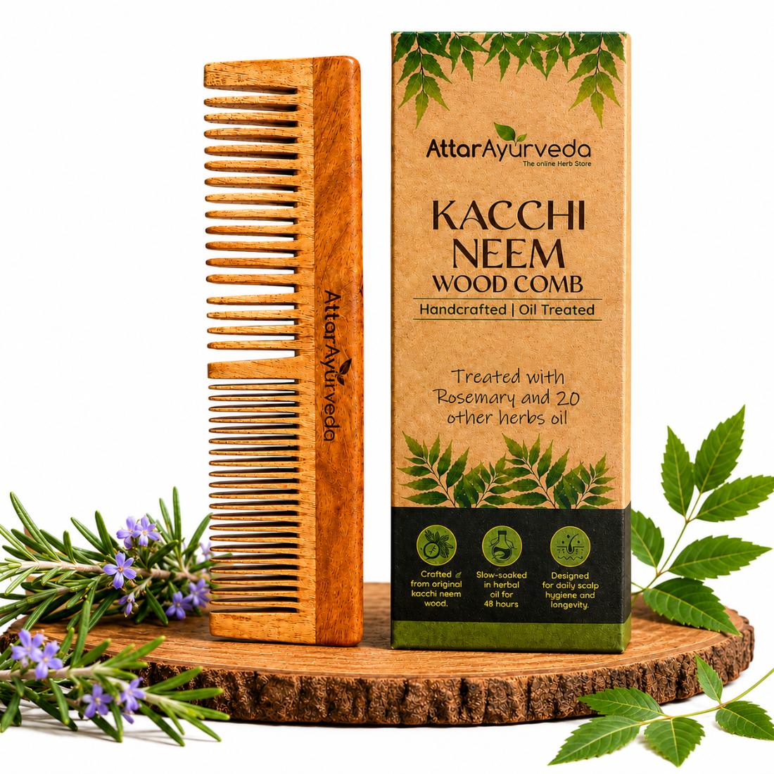 Attar Ayurveda Dual Teetha comb