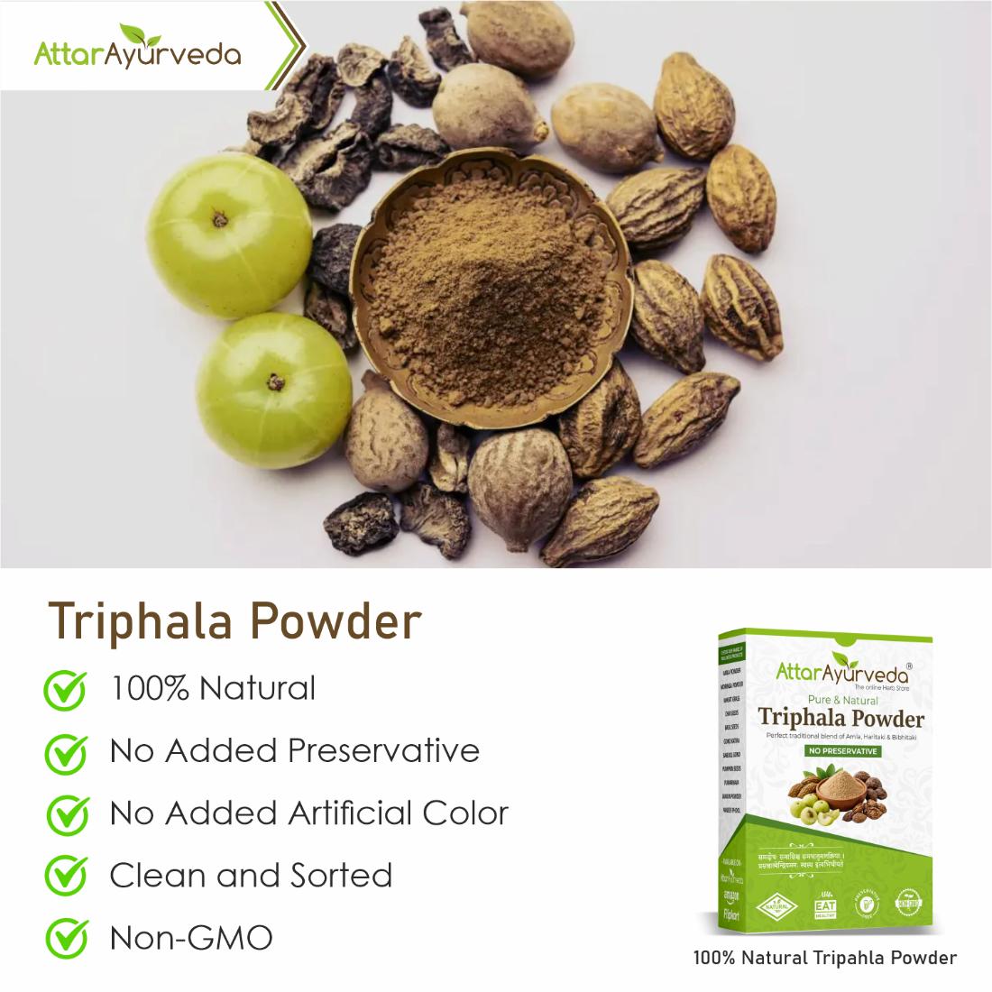 Attar AYurveda Tripahal powder 1:1:1