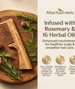 Attar Ayurveda Wooden Comb