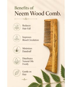 Attar Ayurveda Wooden Comb