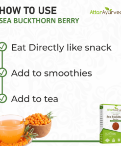 Himalayan Sea Buckthorn Berry (Sun-dried), Unsweetened Raw & Unprocessed