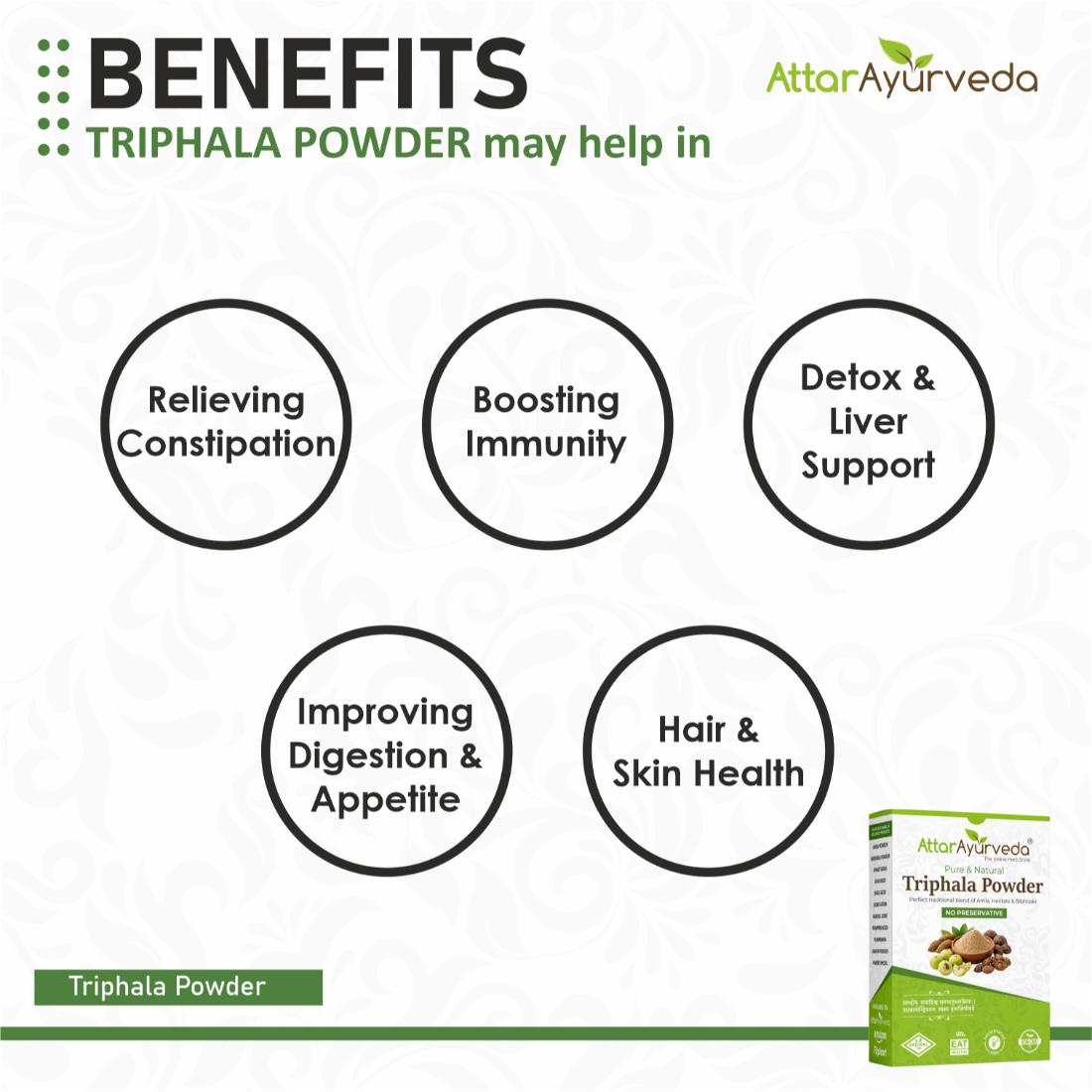 Attar AYurveda Tripahal powder 1:1:1