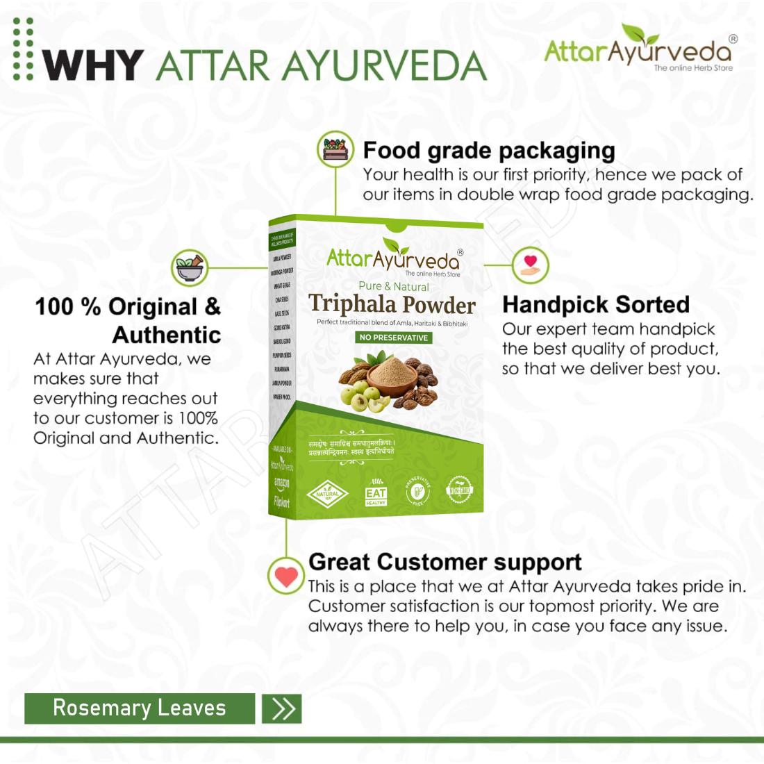 Attar AYurveda Tripahal powder 1:1:1