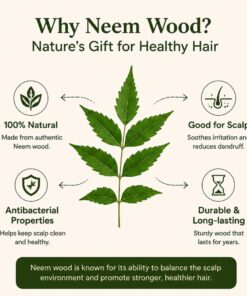 Attar Ayurveda Wooden Comb