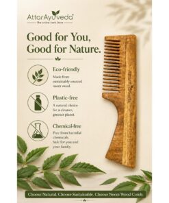 Attar Ayurveda Wooden Comb