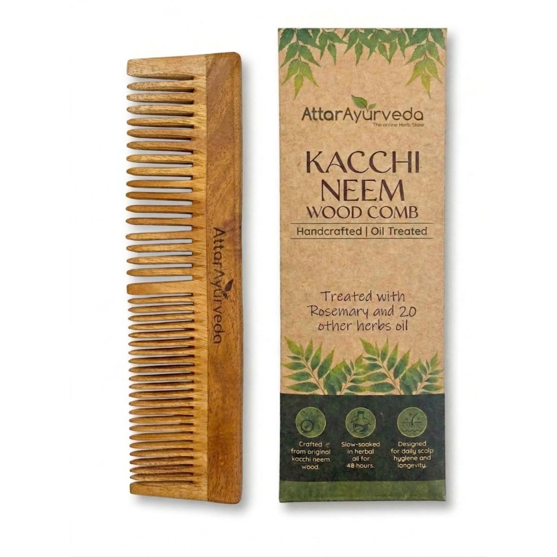 Attar Ayurveda Dual Teetha comb